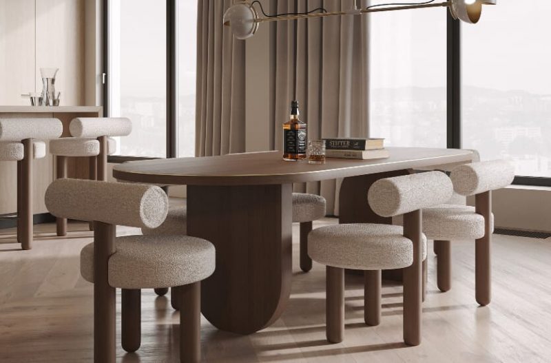 Japandi Dining Tables for a Cozy Dining