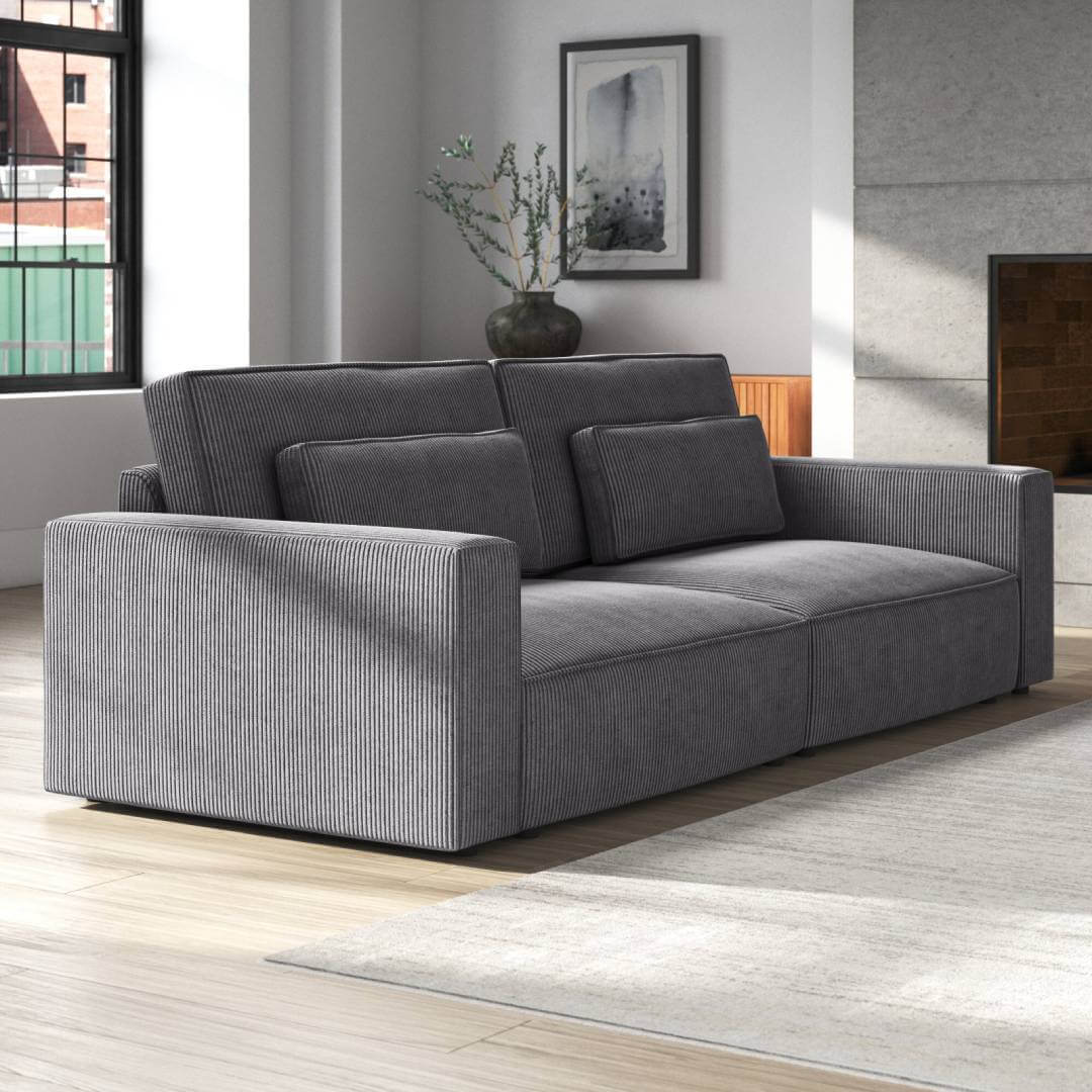 Brandiann 105.5W Upholstered Wide 4-Seat Sofa