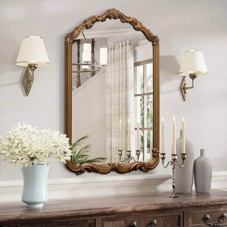 French bedroom mirror decor ideas