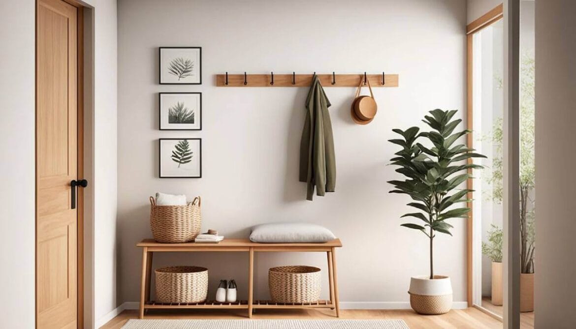 Japandi Entryway and Hallways