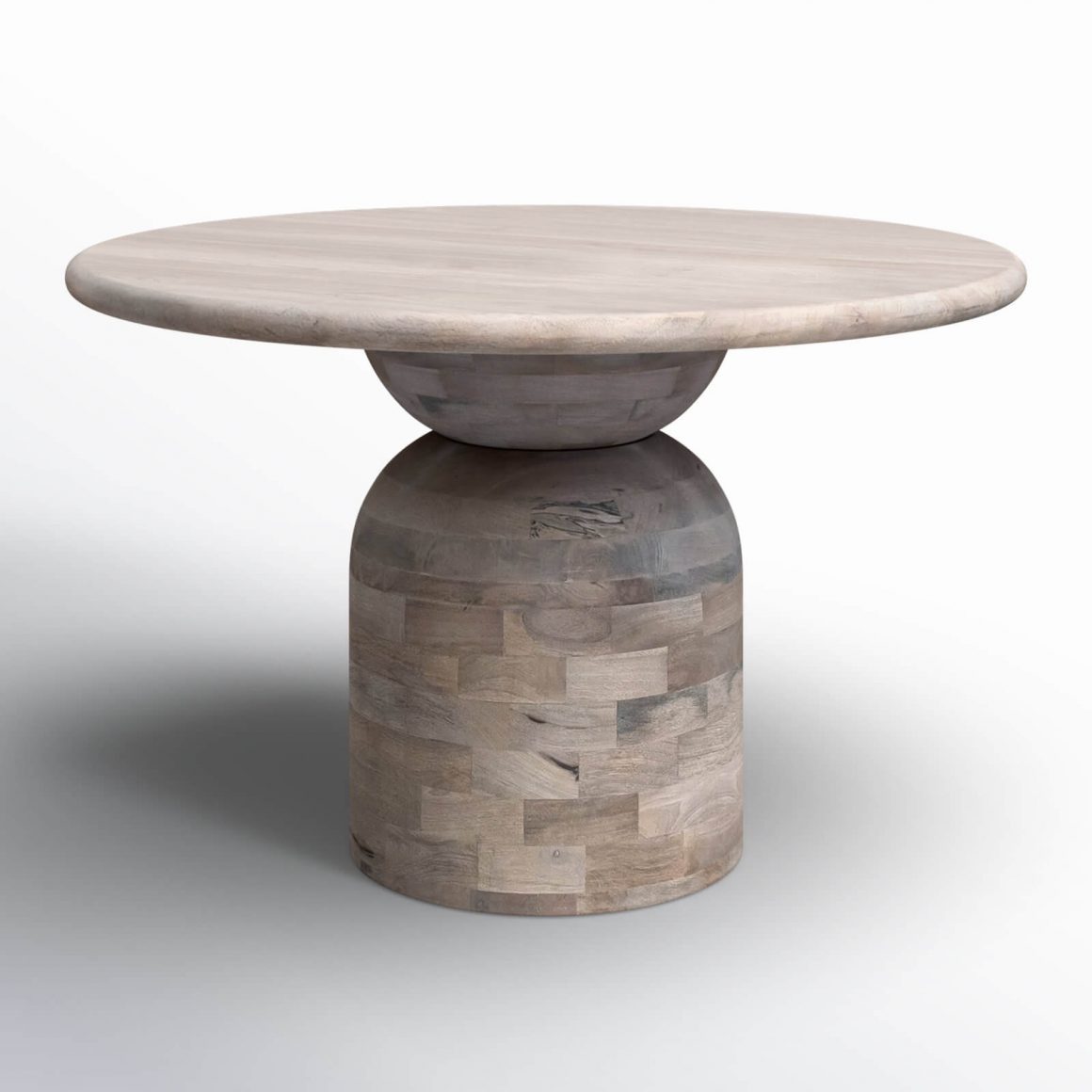 Kashida Round Solid Wood Dining Table