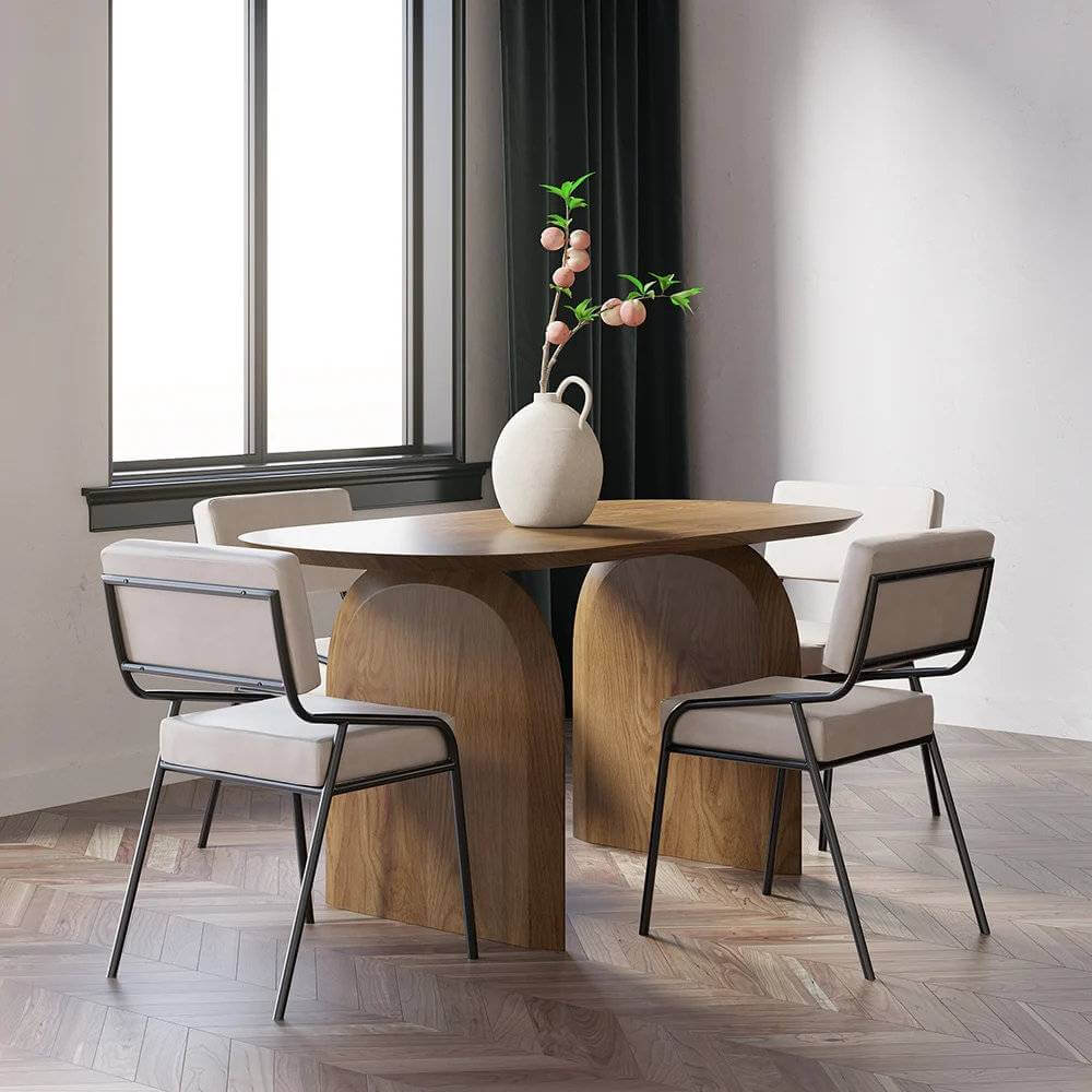 Tintica 59.1 Japandi Dining Table