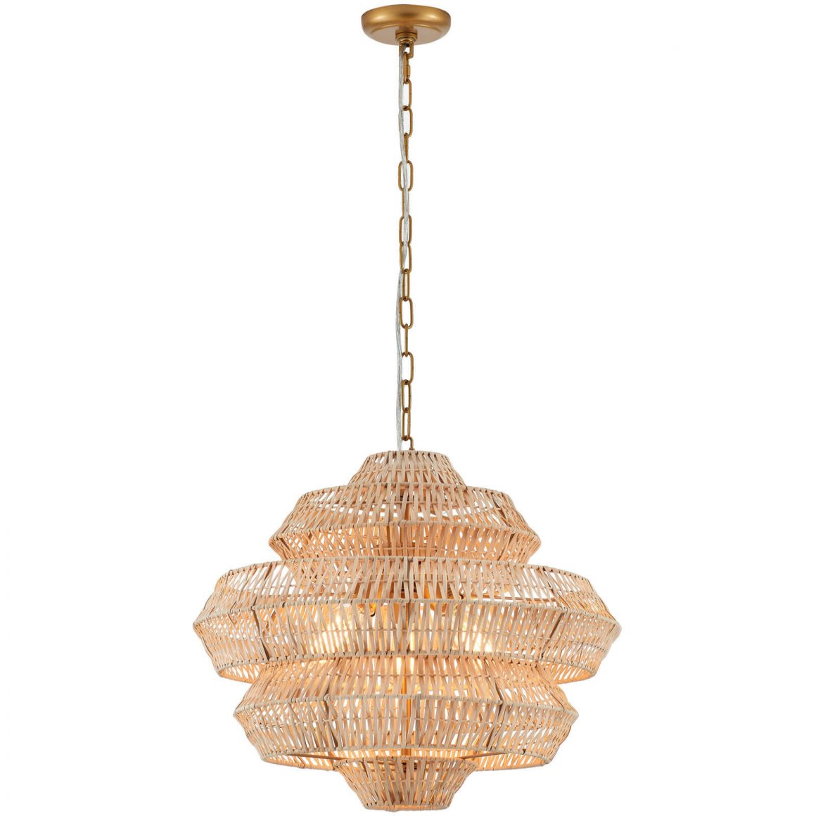 Akiya 3 Light Dimmable Tiered Chandelier