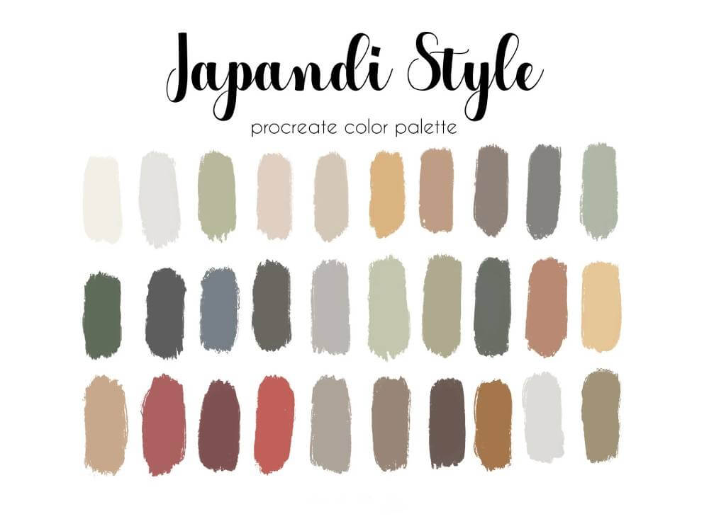 Japandi Color Palette