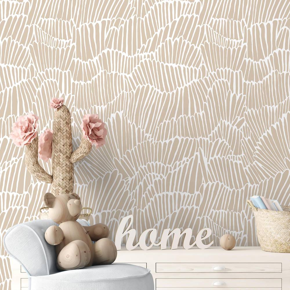 Japandi Peel and Stick Wallpaper