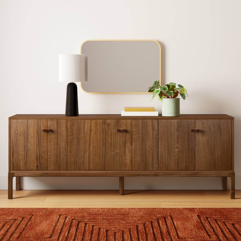 AllModern Jacobsen 85.5 Wide Japandi Sideboard Buffet
