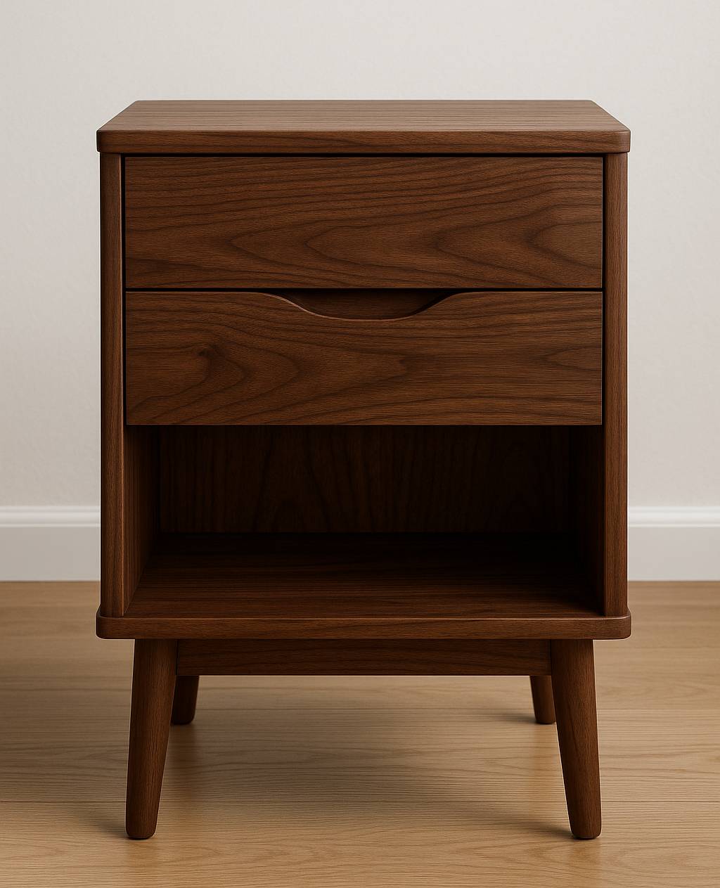 A Walnut Nightstand