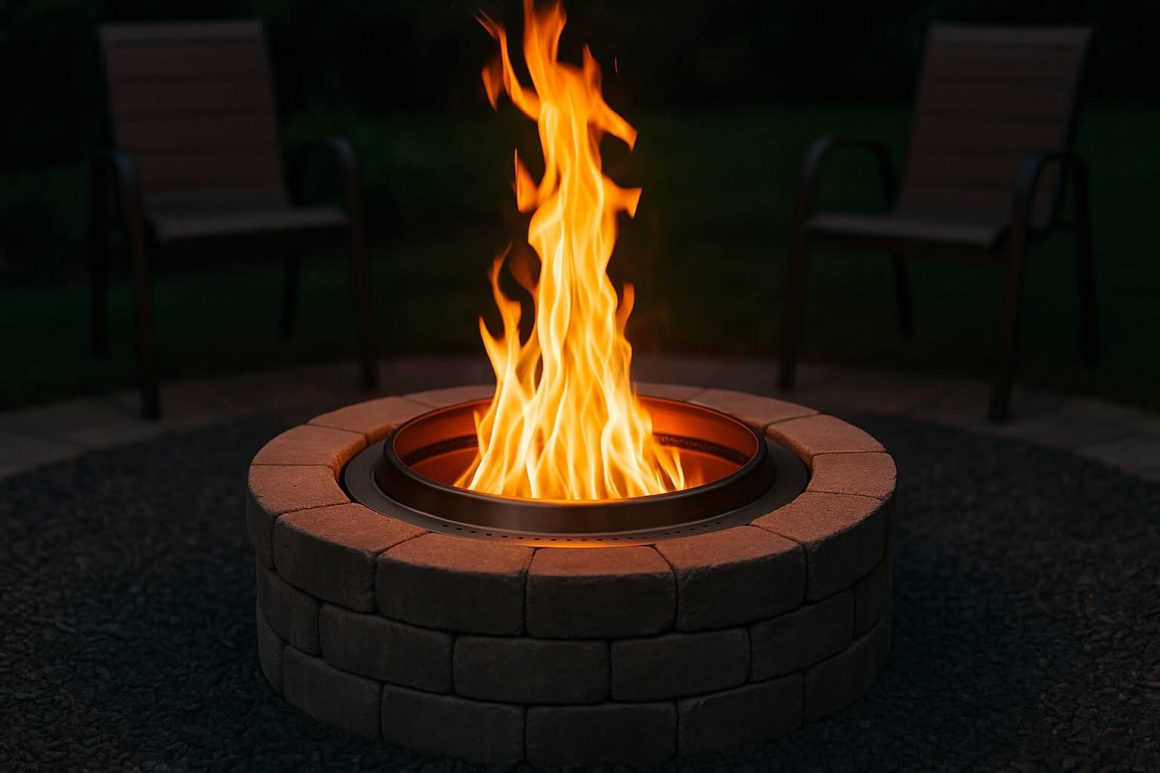 test smokeless fire pit clean burning flames