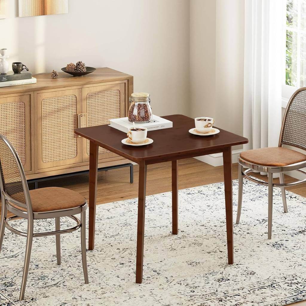 Bamboo Square Dining Table