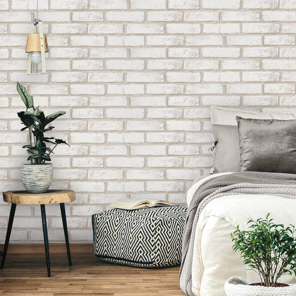 White Brick Wallpaper