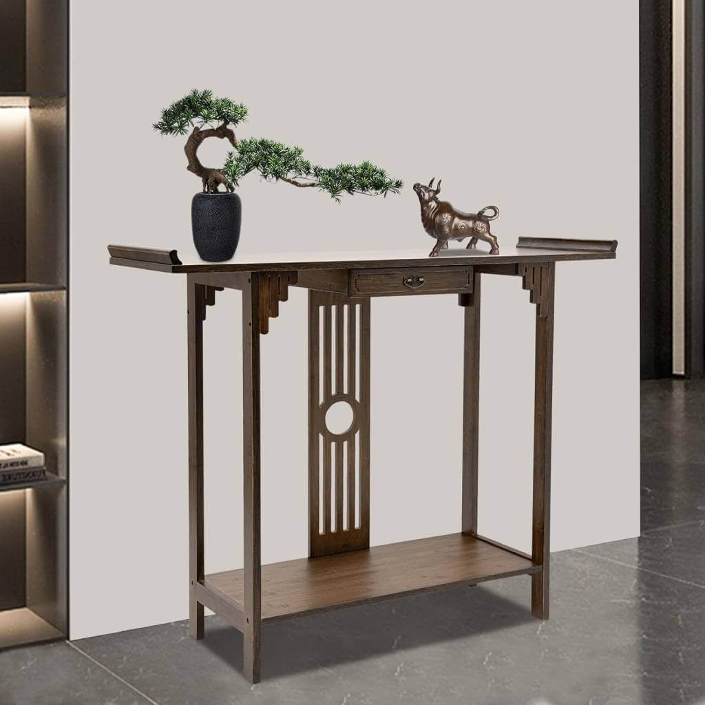 japanese style console sofa table