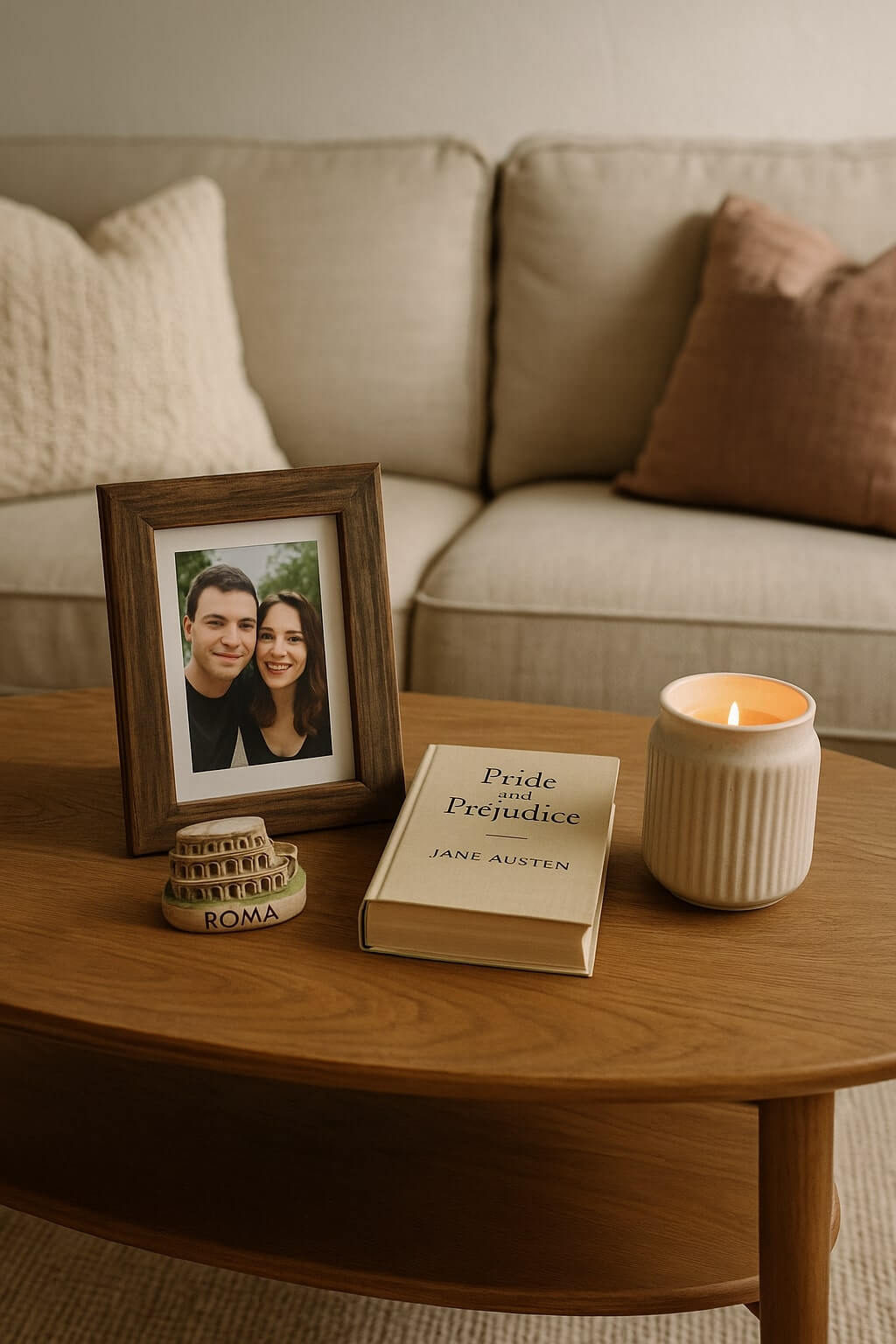 oval coffee table personal touch decor