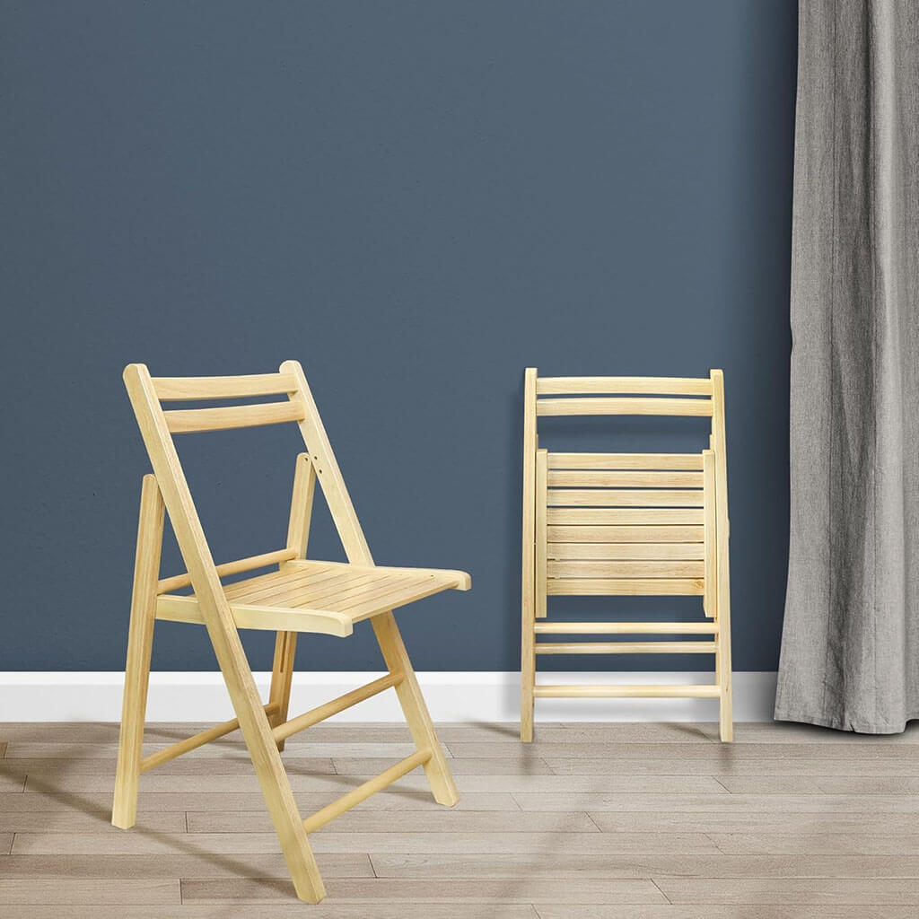 casual home wooden folding chairs set of 2
