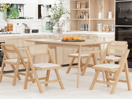 folding wood chairs dining room banner