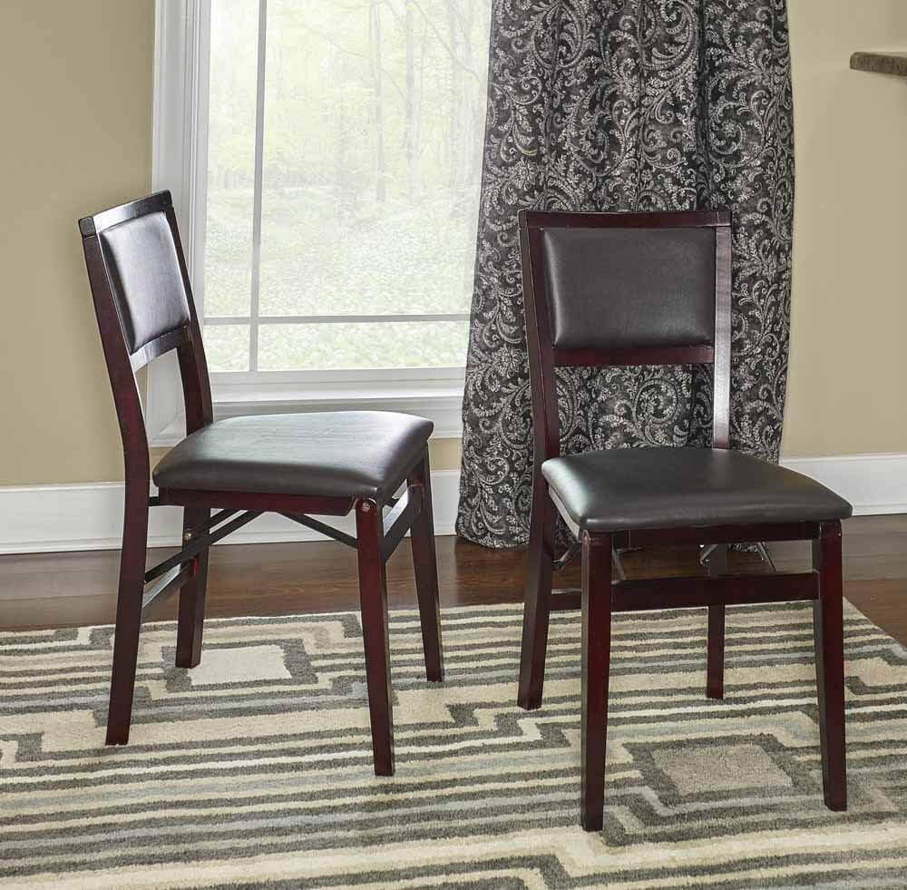 linon keira folding hair with padded seat set of 2