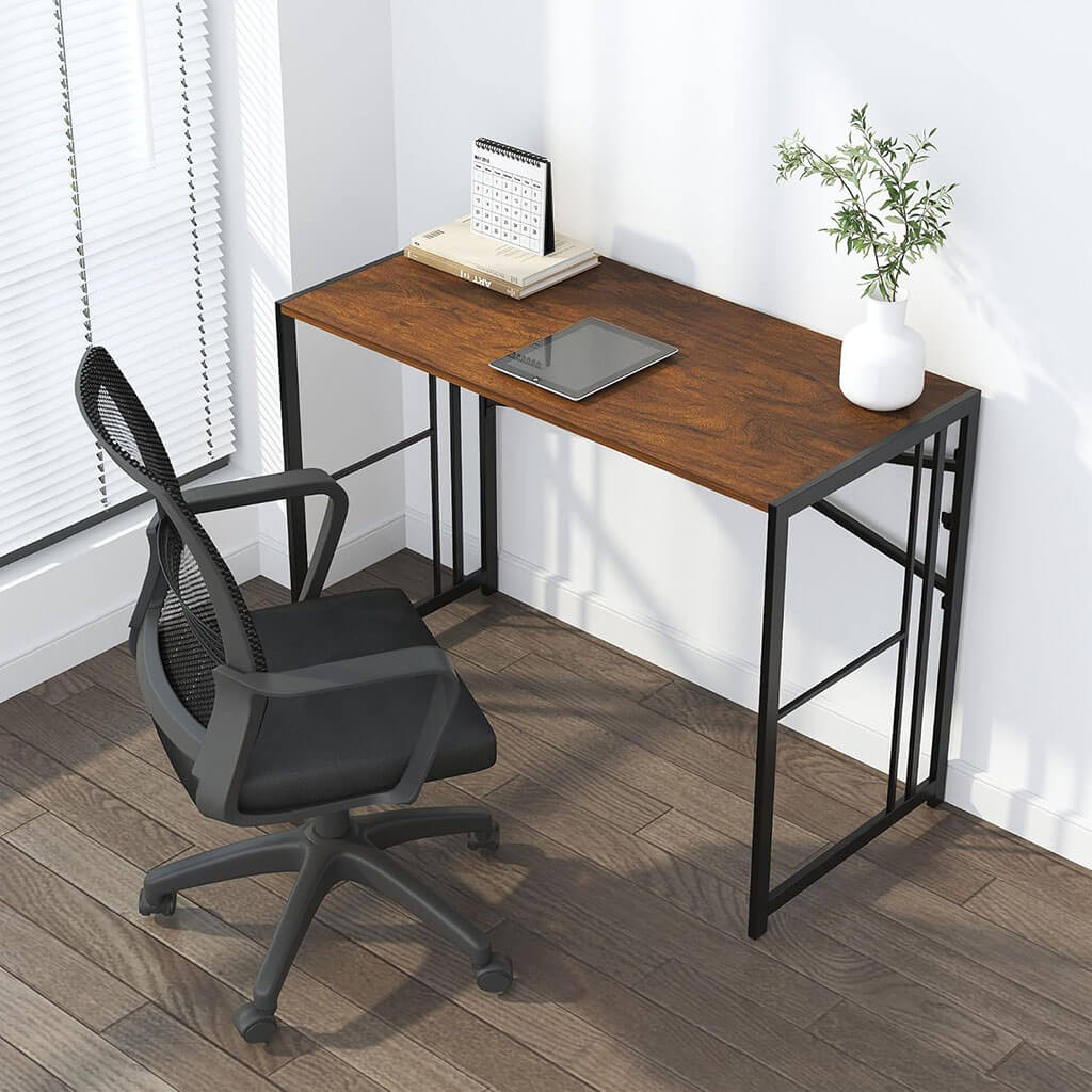 lutown teen 47inch mahogany folding desk