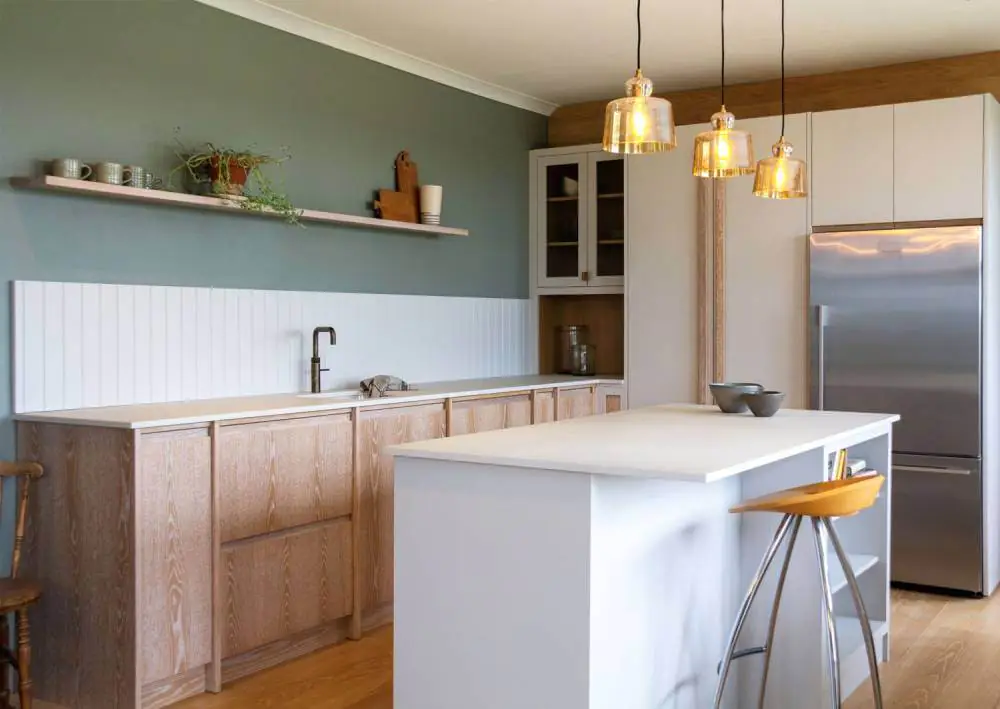 Japandi Color Palette for Living Kitchens