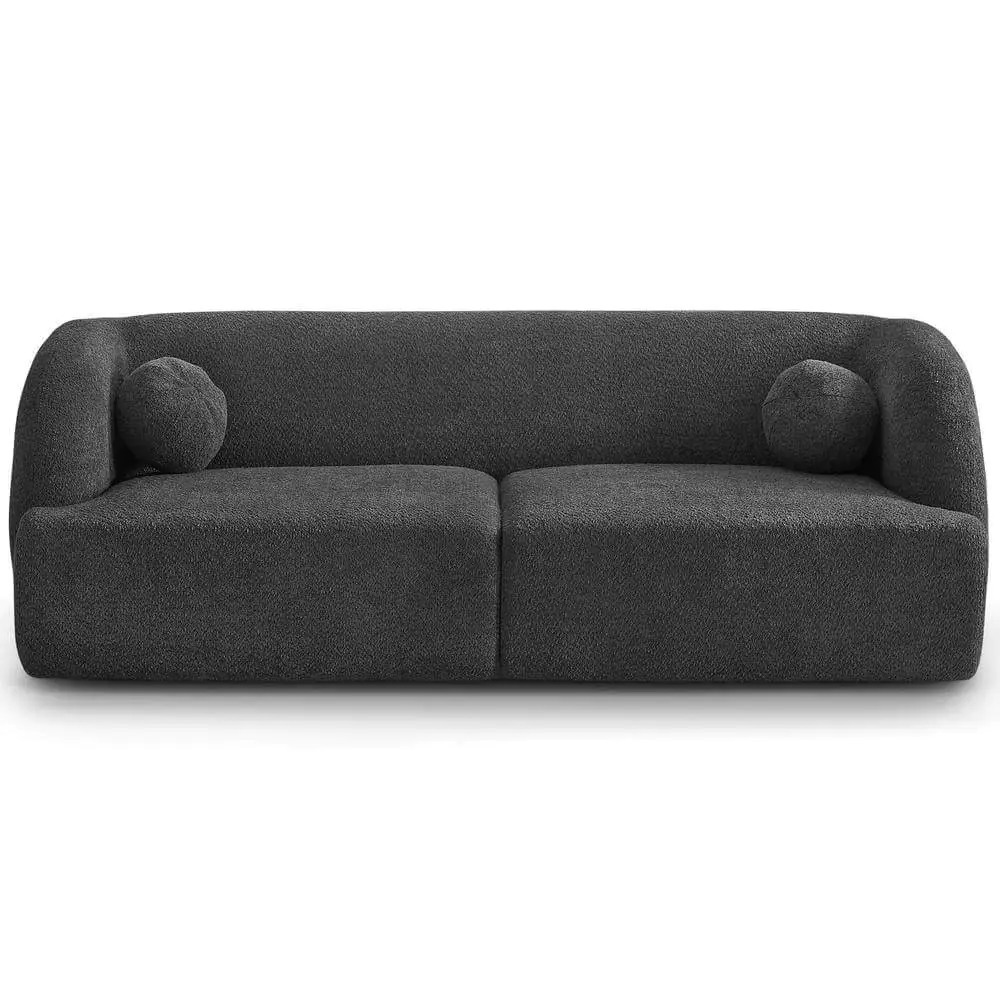 Querno Luxury Boucle Japandi Grey Couch