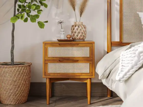 9 Best Rattan Nightstands for a Cozy and Trendy Bedroom!