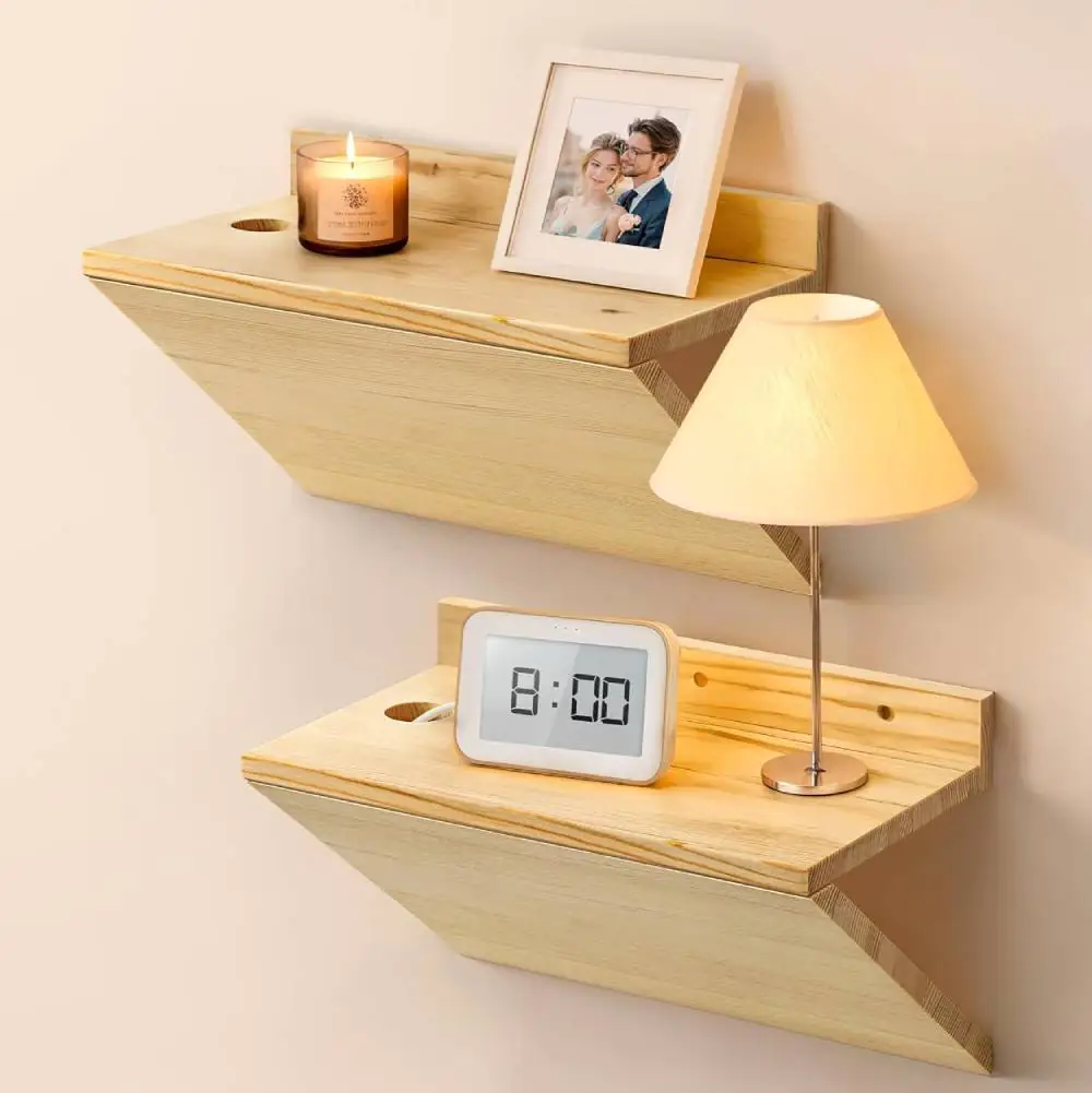 Z-Shape Wall Mounted Nightstand