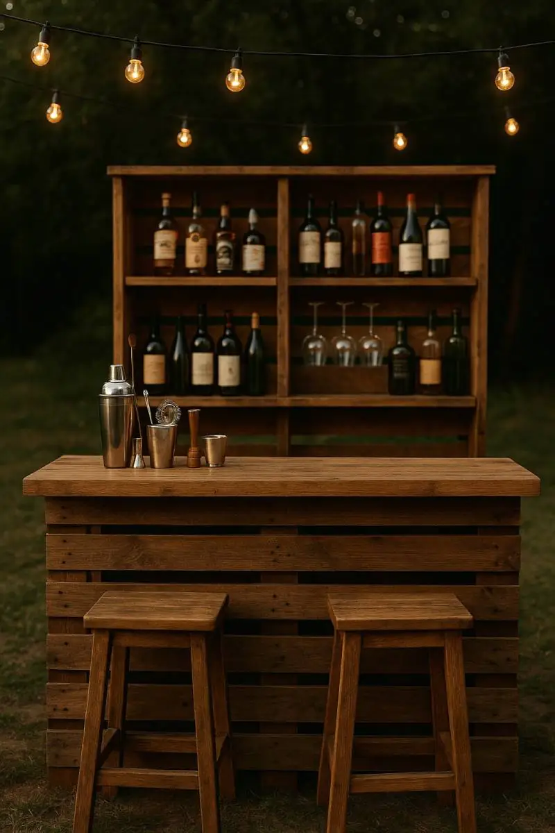 outdoor patio ideas pallet outdoor bar