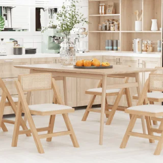 folding wood chairs dining room banner